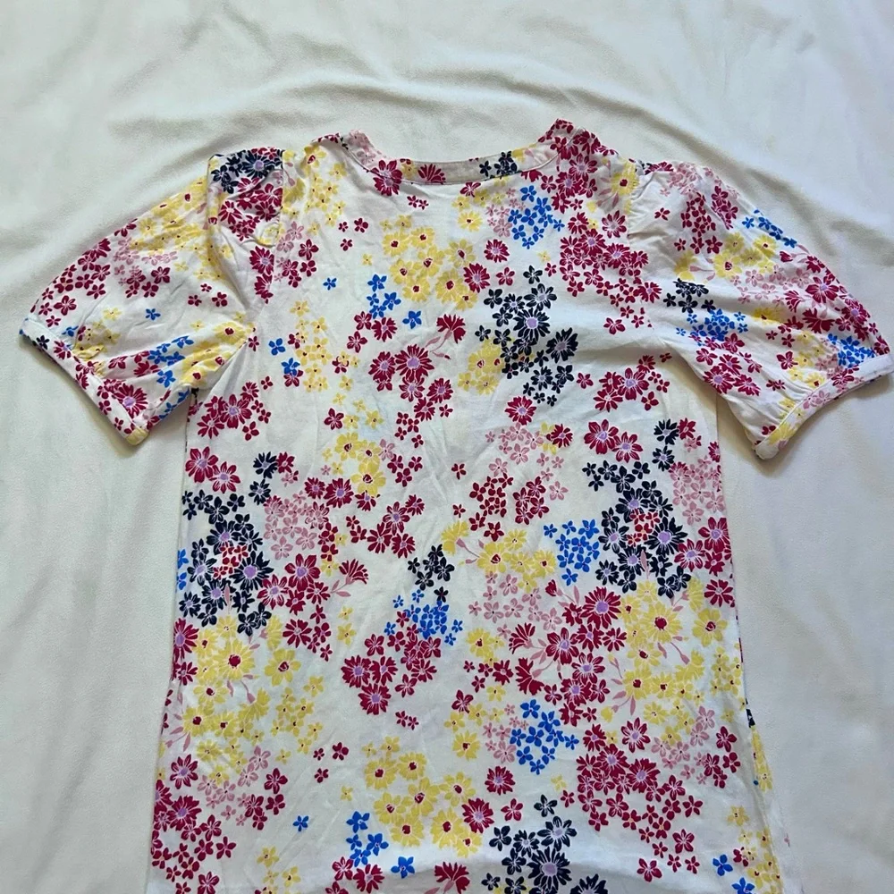 Style & Co. Pink and Yellow Floral Blouse - Picture 5 of 5